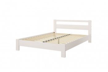 Кровать из массива Лана Льняной (БМ) в Невьянске - nevyansk.mebel-e96.ru