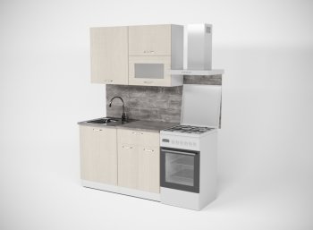 Кухонный гарнитур Лариса лайт 3 1200 мм (Герда) в Невьянске - nevyansk.mebel-e96.ru