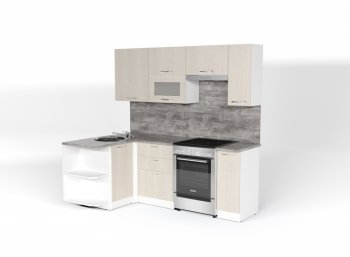 Кухонный гарнитур Лариса прайм 2 1300х2100 мм (Герда) в Невьянске - nevyansk.mebel-e96.ru