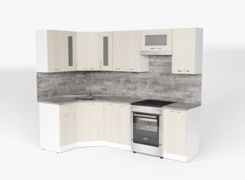 Кухонный гарнитур Лариса оптима 1 1300х2500 мм (Герда) в Невьянске - nevyansk.mebel-e96.ru