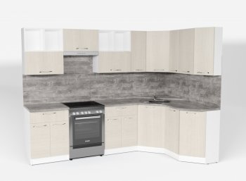 Кухонный гарнитур Лариса оптима 5 2700х1600 мм (Герда) в Невьянске - nevyansk.mebel-e96.ru