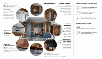 Шкаф 960 мм Лацио графит (Имп) в Невьянске - nevyansk.mebel-e96.ru