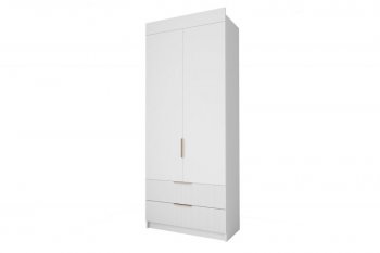 Шкаф Лавис ШД 900.1, белый софт (ДСВ) в Невьянске - nevyansk.mebel-e96.ru