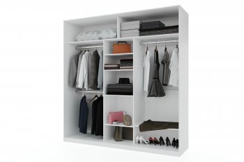 Шкаф-купе 1800 мм LINE 3-хдвер. BL18-6.3D (Мама) в Невьянске - nevyansk.mebel-e96.ru