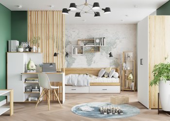 Набор детской мебели Лайт, модульный комп.2 (Гор) в Невьянске - nevyansk.mebel-e96.ru