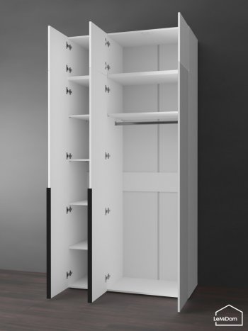 Шкаф с антресолью 1200 мм Linnea MHR-3A-1 2450х1200х510 (Белый-М 11.1.2) в Невьянске - nevyansk.mebel-e96.ru