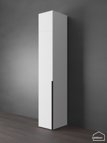 Шкаф с антресолью 400 мм Linnea MHR-1A-3 2450х400х510 (Белый-М 11.1.2) в Невьянске - nevyansk.mebel-e96.ru