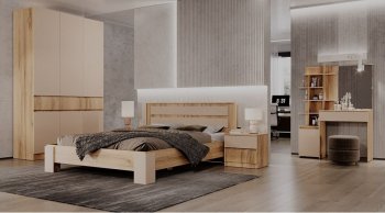 Шкаф 1500 мм 3х ств. Ленора вотан/Кашемир (Лин) в Невьянске - nevyansk.mebel-e96.ru