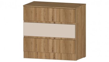 Комод 3 ящика Ленора вотан/Кашемир (Лин) в Невьянске - nevyansk.mebel-e96.ru