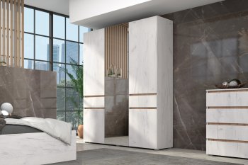 Шкаф 1600 мм Лиана золотой (Зарон) в Невьянске - nevyansk.mebel-e96.ru | фото