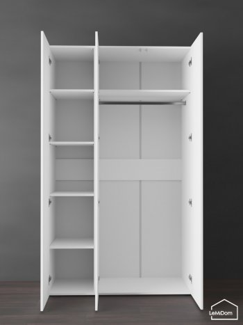 Шкаф Linnea MHR-3PO-1 2050х1200х510 (Белый-М 11.1.1) в Невьянске - nevyansk.mebel-e96.ru