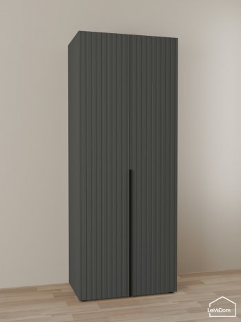 Шкаф Linnea MHR-2-2 2050х800х510 (Графит-М 11.1.25) в Невьянске - nevyansk.mebel-e96.ru