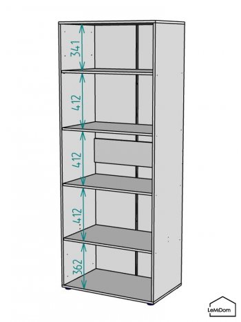 Шкаф Linnea MHR-2-2 2050х800х510 (ДВ-М 11.1.25) в Невьянске - nevyansk.mebel-e96.ru