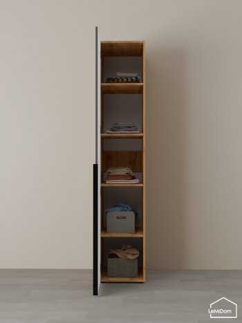 Шкаф Linnea MHR-1-2 2050х400х510 (ДВ-М 11.1.25) в Невьянске - nevyansk.mebel-e96.ru