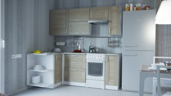 Кухонный гарнитур Лира прайм 1300х2100 мм (Герда) в Невьянске - nevyansk.mebel-e96.ru
