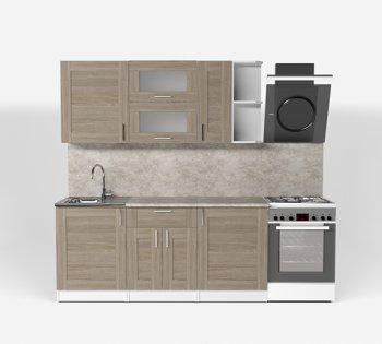 Кухонный гарнитур Лира макси 1800 мм (Герда) в Невьянске - nevyansk.mebel-e96.ru