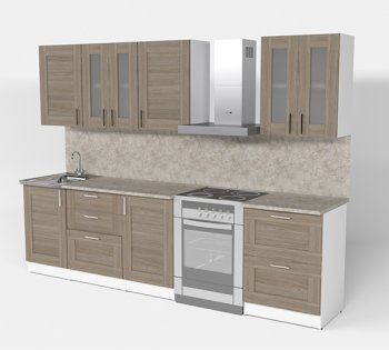 Кухонный гарнитур Лира компакт 2200 мм (Герда) в Невьянске - nevyansk.mebel-e96.ru