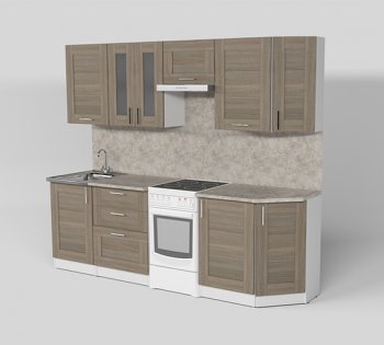 Кухонный гарнитур Лира базис 2400 мм (Герда) в Невьянске - nevyansk.mebel-e96.ru