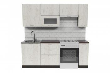 Кухонный гарнитур Лоретта ультра 2000 мм (Гретта) в Невьянске - nevyansk.mebel-e96.ru