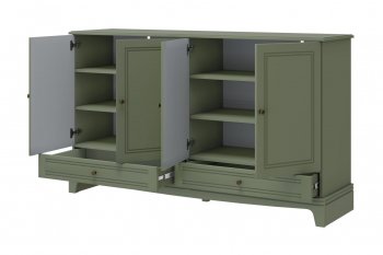 Комод 4 двери 2ящ. Лорето, зеленый самшит (БМ) в Невьянске - nevyansk.mebel-e96.ru