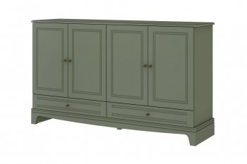 Комод 4 двери 2ящ. Лорето, зеленый самшит (БМ) в Невьянске - nevyansk.mebel-e96.ru | фото