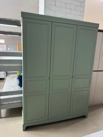 Шкаф 1500 мм распашной ШР-3 Лорето, зеленый самшит (БМ) в Невьянске - nevyansk.mebel-e96.ru