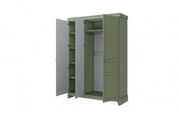 Шкаф 1500 мм распашной ШР-3 Лорето, зеленый самшит (БМ) в Невьянске - nevyansk.mebel-e96.ru