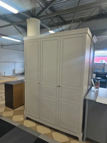 Шкаф 1500 мм распашной ШР-3 Лорето, льняной (БМ) в Невьянске - nevyansk.mebel-e96.ru