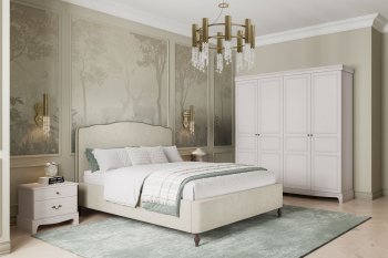 Шкаф 2000 мм распашной ШР-4 Лорето, льняной (БМ) в Невьянске - nevyansk.mebel-e96.ru