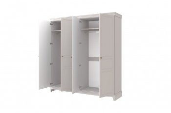 Шкаф 2000 мм распашной ШР-4 Лорето, льняной (БМ) в Невьянске - nevyansk.mebel-e96.ru