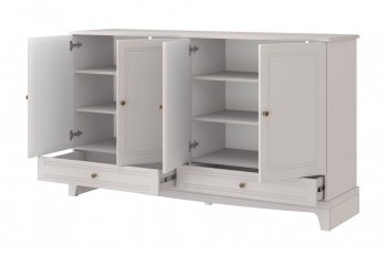 Комод 4 двери 2ящ. Лорето, льняной (БМ) в Невьянске - nevyansk.mebel-e96.ru