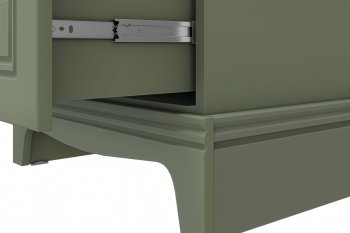 Комод 5 ящиков Лорето зеленый самшит (БМ) в Невьянске - nevyansk.mebel-e96.ru