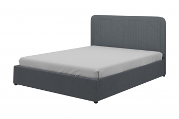 Кровать двуспальная Луиза холодный серый (БМ) в Невьянске - nevyansk.mebel-e96.ru