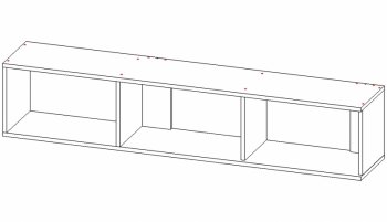 Стенка луксор (АстридМ) в Невьянске - nevyansk.mebel-e96.ru