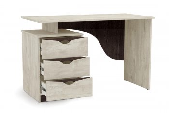 Стол письменный Лючия 33.23 бетон (Олмеко) в Невьянске - nevyansk.mebel-e96.ru | фото