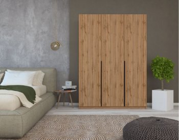 Шкаф распашной 1500 мм М6-3.2 Б+П 150 + ящики (М6) в Невьянске - nevyansk.mebel-e96.ru