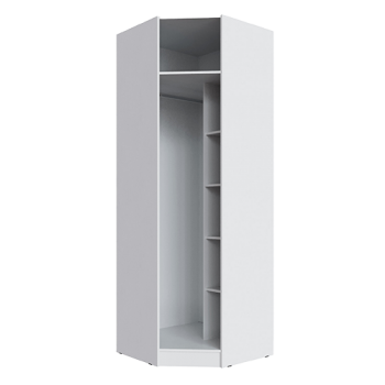 Угловой шкаф Мадрид белый (Текс) в Невьянске - nevyansk.mebel-e96.ru