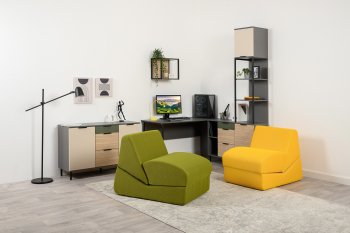 Кресло Марвэл серка желтая (Моби) в Невьянске - nevyansk.mebel-e96.ru