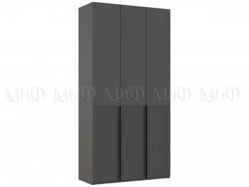 Шкаф 1200 мм Марвэл с доп. ящиками, графит (Миф) в Невьянске - nevyansk.mebel-e96.ru