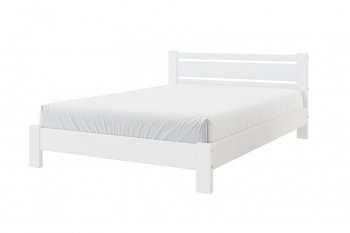 Кровать из массива Милс белый античный (БМ) в Невьянске - nevyansk.mebel-e96.ru