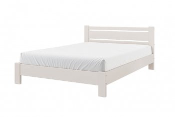 Кровать из массива Милс льняной (БМ) в Невьянске - nevyansk.mebel-e96.ru