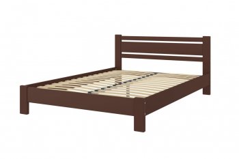 Кровать из массива Милс орех (БМ) в Невьянске - nevyansk.mebel-e96.ru