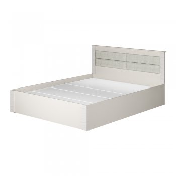 Кровать двуспальная Монако КР-16 кашемир (БТС) в Невьянске - nevyansk.mebel-e96.ru