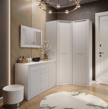 Набор мебели для прихожей Монако Кашемир (модульный) (БТС) в Невьянске - nevyansk.mebel-e96.ru