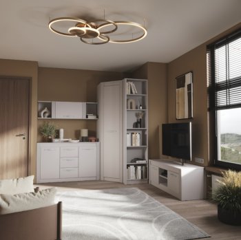 Стенка Монако Кашемир комп.1 (модульная) (БТС) в Невьянске - nevyansk.mebel-e96.ru