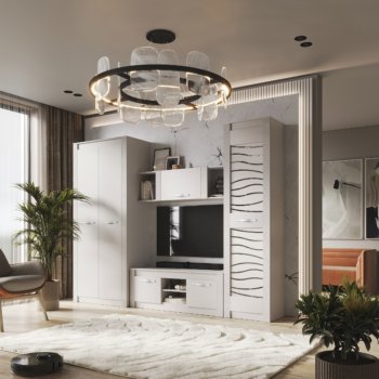 Стенка Монако Кашемир комп.3 (модульная) (БТС) в Невьянске - nevyansk.mebel-e96.ru