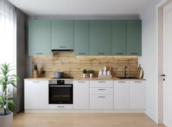 Кухонный гарнитур высокий Муссон 3000 мм (Санвут) в Невьянске - nevyansk.mebel-e96.ru