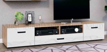 Тумба ТВ Нэнси NEW (2дв.+1ящ.) в Невьянске - nevyansk.mebel-e96.ru