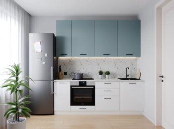 Кухонный гарнитур Ниагара 2200 мм МДФ/ЛДСП (Санвут) в Невьянске - nevyansk.mebel-e96.ru