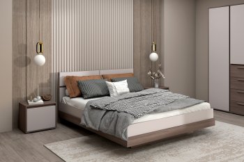 Спальный гарнитур Ника, модульный (Зарон) в Невьянске - nevyansk.mebel-e96.ru